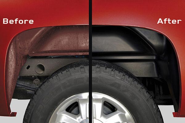 Husky Liner Rear Wheel Well Guards 2020-24 Chevy Silverado 1500