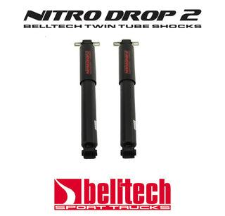 1988-98 Chevy GMC 1500 Belltech Nitro Drop 2 Rear Lowering Shocks 5"-7" Drop 8502