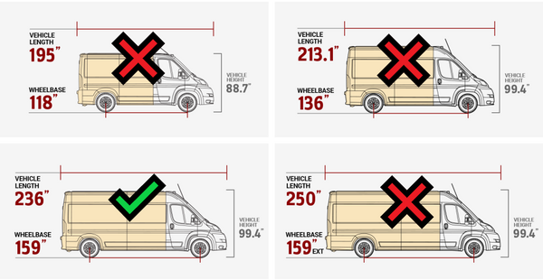 BedRug VanTred 2014+ Dodge Ram Promaster Cargo Van 159