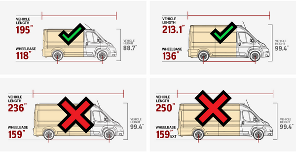 BedRug VanTred 2014+ Dodge Ram Promaster 118