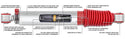 2015-20 Ford F150 Rancho Quicklift Leveling Strut Pair, 2 inch lift RS9000XL Adjustable w/ Rear Shocks 4WD