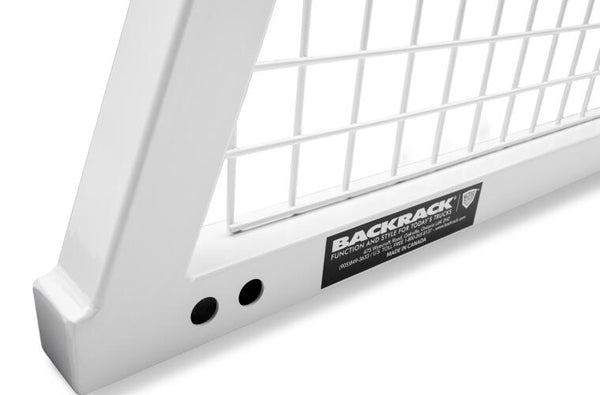 Backrack Safety Rack White 99-23 Chevy Silverado 1500 2500HD Titan Tundra Ram 1500 2500