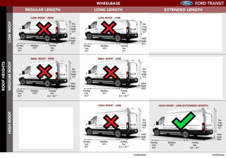 BedRug VanTred 2015+ Ford Transit Cargo Van Extended 148