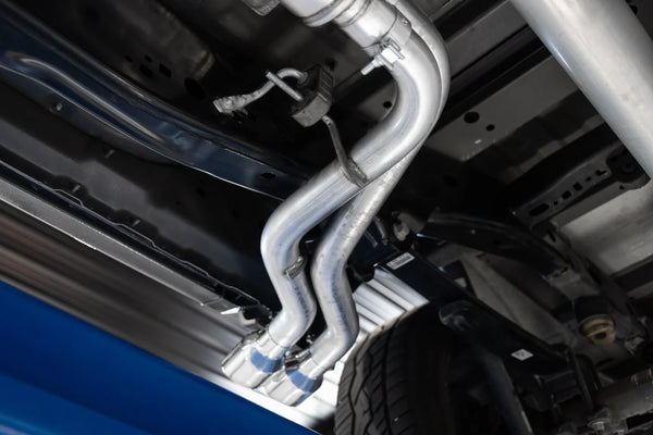 MBRP Exhaust 3inch Cat-Back Dual Tip Pre-Axle 2021-27 Ford F150 2.7L 3.5L 5.0L Aluminized Finish