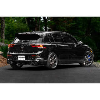 MBRP Exhaust 3in. Cat Back; Quad Split Rear; T304; CF Tip