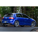 T304 Stainless Steel 3" Cat Back Quad Split Rear Exit with Carbon Fiber Tips (Active Exhaust)