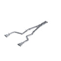 MBRP Exhaust 3in. Cat Back; Dual Rear; Quad Tips