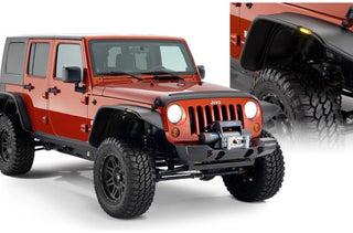 2007-18 Jeep Wrangler JK 4dr Bushwacker Flat Style Fender Flares