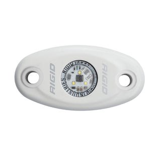 RIGID A-Series LED Light Low Power Natural White White Housing Single