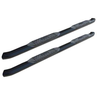 Raptor Series 4 in OE Style Curved Oval Steps Black E-Coated Alloy Steel