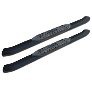 Raptor Series 4 in OE Style Curved Oval Steps Black E-Coated Alloy Steel