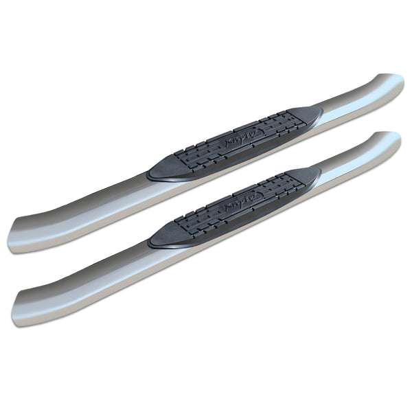 Raptor Series 4 in OE Style Curved Oval Steps Polished Stainless Steel