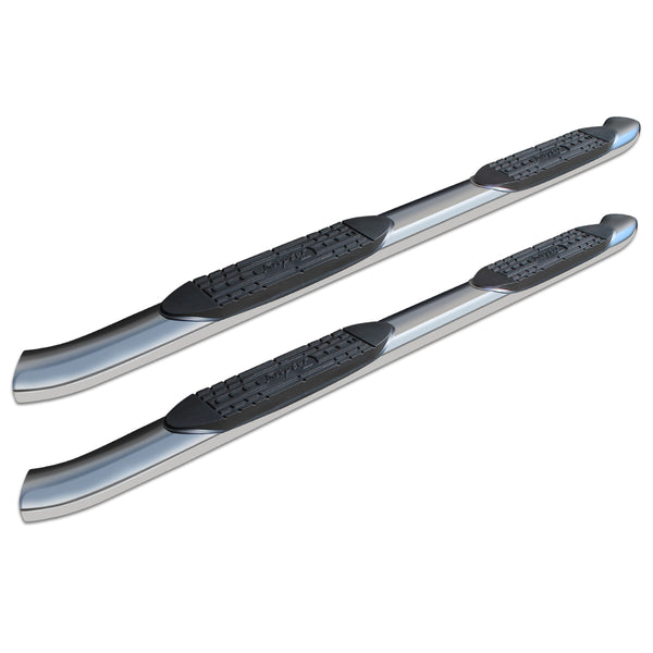 Raptor Series 5 in OE Style Curved Oval Steps Polished Stainless Steel