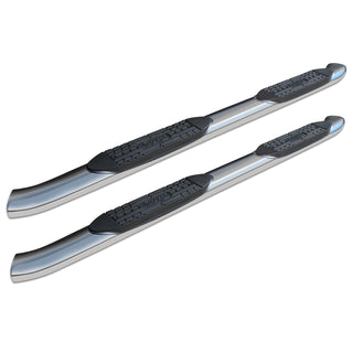Raptor Series 5 in OE Style Curved Oval Steps Polished Stainless Steel