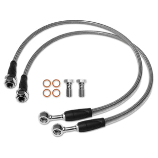 RSO Rear Brake Lines Stainless Steel Length: 70cm-27.56in for Wrangler JK/JKU