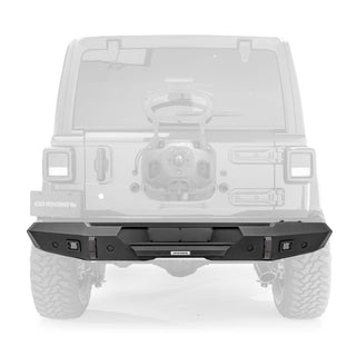 Go Rhino 272115T - Trailline Rear Straight Bumper - Textured Black