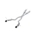 MBRP Exhaust 3in. Cat Back; Dual Rear Exit; T304 with Carbon Fiber Tips