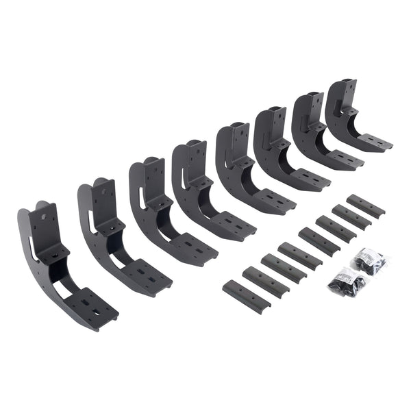 Go Rhino - 6940485 - RB10/RB20 Running Boards - MOUNTING BRACKETS ONLY - Textured Black