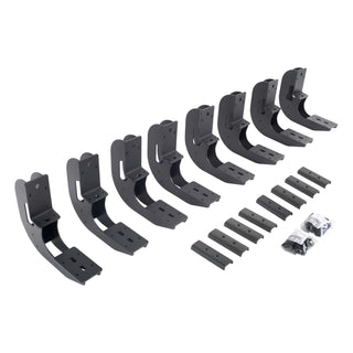Go Rhino 6940486 - V-Series V3 RB30 And RB Slim Side Steps - MOUNTING BRACKETS ONLY - Textured Black