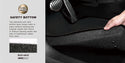 2007-18 Jeep Wrangler JKU 3D MAXpider All-Weather Floor Mats Custom Fit Car Floor Liners, Kagu Series (1st & 2nd Row, Black)