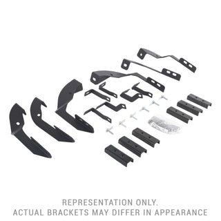 Go Rhino - 6940515 - RB10/RB20 Running Boards - MOUNTING BRACKETS ONLY - Textured Black