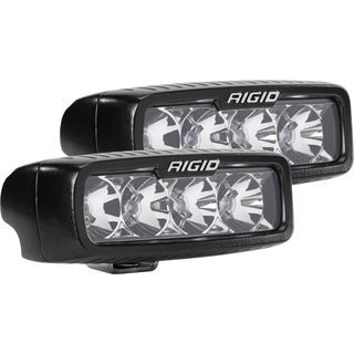 RIGID SR-M Series PRO Flood Optic Surface Mount Black Housing Pair
