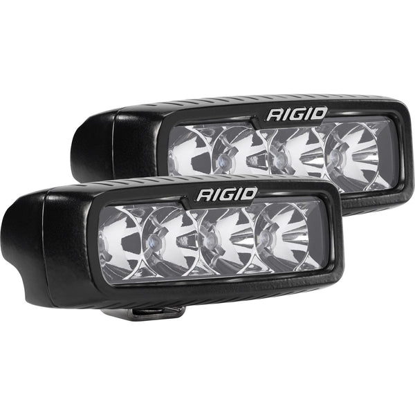 RIGID SR-M Series PRO Flood Optic Surface Mount Black Housing Pair