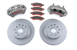 JK: Front Big Brake Kit w/ Vented Rotors - 5x5 in. & 5x5.5 in.