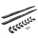Go Rhino V3441580T - V3 Series Aluminum Side Steps with Mounting Brackets - Textured Black