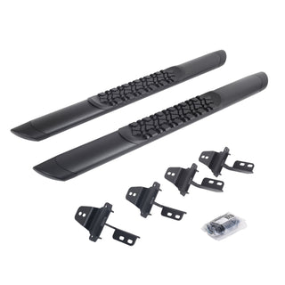 Go Rhino V3492652T - V3 Series Aluminum Side Steps with Mounting Brackets - Textured Black