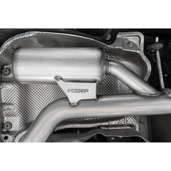 MBRP Exhaust 3" Cat Back Dual Split Rearwith Carbon Fiber Tips T304