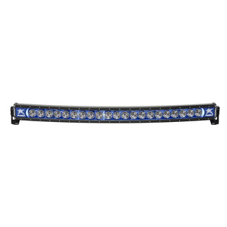 RIGID Radiance Plus Curved Bar Broad-Spot Optic 40 Inch With Blue Backlight