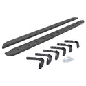 Go Rhino 63418087ST - RB10 Slim Line Running Boards With Mounting Brackets - Protective Bedliner Coating