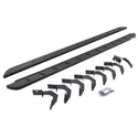Go Rhino 63423580SPC - RB10 Slim Line Running Boards With Mounting Brackets - Textured Black
