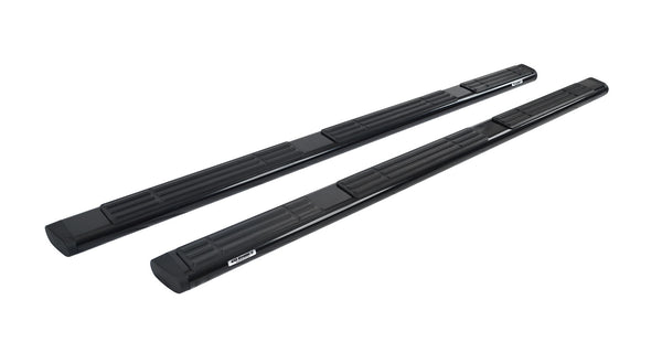 Go Rhino - 660104B - 6in OE Xtreme Wheel-to-Wheel SideSteps - 104in Long - Black Powder Coat -Bars Only