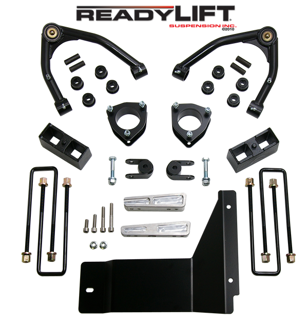 ReadyLIFT 2007-13 CHEV/GMC 1500 4'' Front With 1.75'' Rear SST Lift Kit - Cast Steel UCA