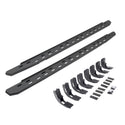 Go Rhino 69604887ST - RB30 Slim Line Running Boards With Mounting Bracket Kit - Protective Bedliner Coating