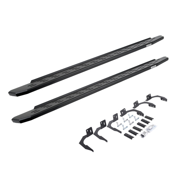 Go Rhino 69610687PC - RB30 Running Boards With Mounting Bracket Kit - Textured Black