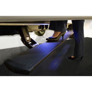 AMP Research 76159-01A PowerStep Electric Running Board Plug N Play System for 2014-2018 Ford Transit (Passenger Side Only) Gas Only