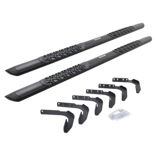 Go Rhino V3417680T - V3 Series Aluminum Side Steps with Mounting Brackets - Textured Black