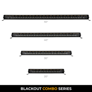 Go Rhino752002112CDS - Blackout Combo Series Lights - 21.5