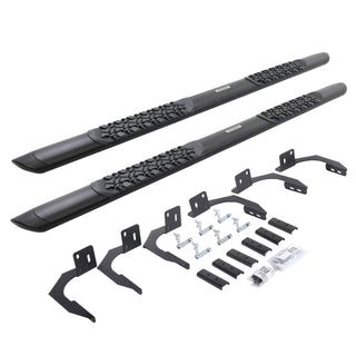 Go Rhino V3410687T - V3 Series Aluminum Side Steps with Mounting Brackets - Textured Black