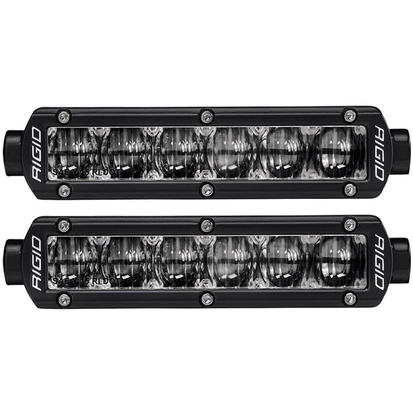 RIGID SR-Series DOT/SAE J583 6 Inch White LED Fog Light PAIR
