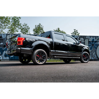 MBRP Exhaust 3in. Cat Back; Pre-Axle Dual Outlet; Black Coated; Street Version
