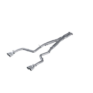 MBRP Exhaust 3in. Cat Back; Dual Rear; Quad Tips