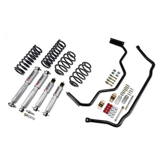 BELLTECH 1743 MUSCLE CAR PERF KIT Complete Kit Inc Front and Rear Springs Street Performance Shocks & Sway bars 1979-1993 Ford Mustang  0 in. F/0 in. R drop