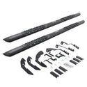 Go Rhino V3404280T - V3 Series Aluminum Side Steps with Mounting Brackets - Textured Black