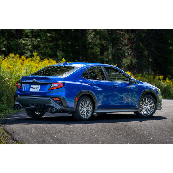 MBRP Exhaust 2.5in. Axle-Back; Dual Split Rear; T304; Quad BE Tip