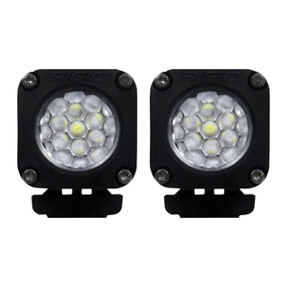 RIGID Ignite Back-Up Kit Diffused Lens Surface Mount Black Housing Pair