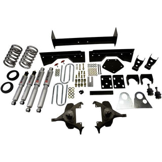 BELLTECH 822SP LOWERING KITS  Front And Rear Complete Kit W/ Street Performance Shocks 1994-1999 Dodge Ram 1500 (Ext Cab V8 Auto Trans Only) 4 in. or 5 in. F/6 in. or 7 in. R drop W/ Street Performance Shocks